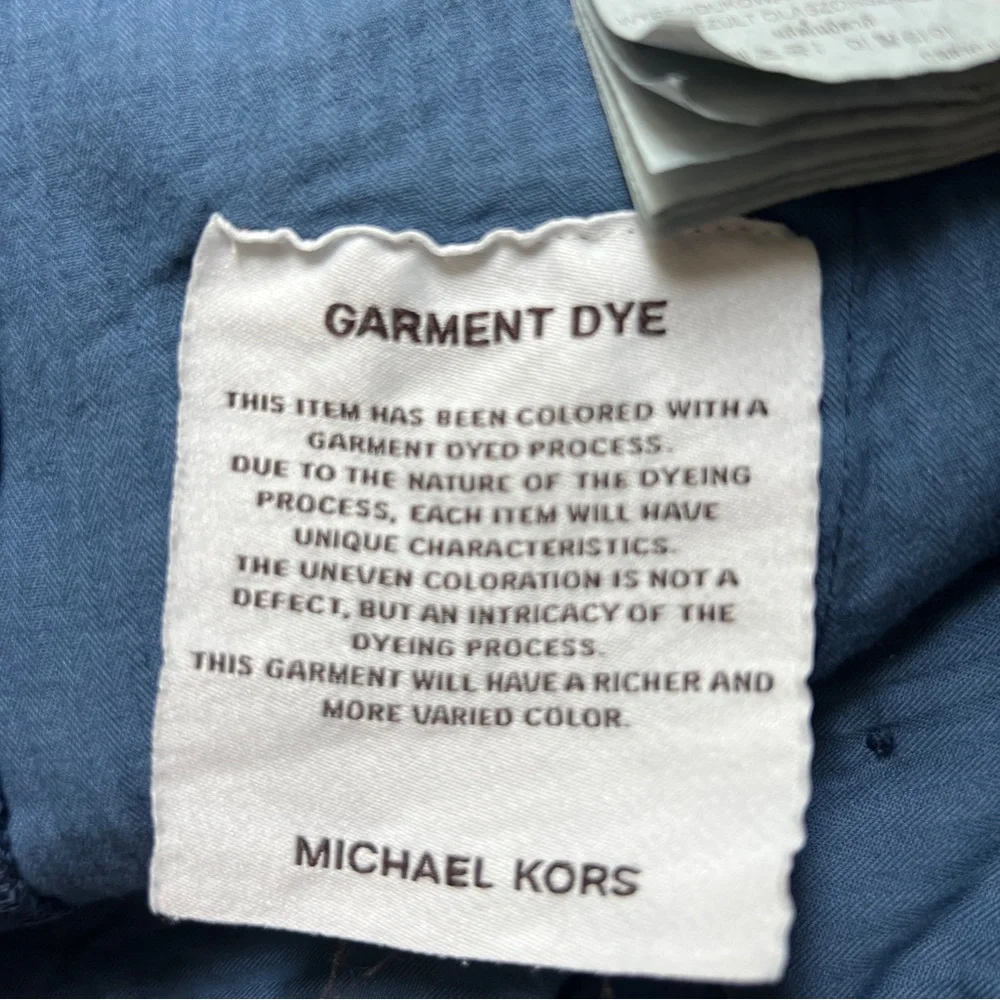Michael Kors Men's linen blend dress pants in Blue in size 34/32
